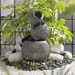 Stylish Fountain Illusion Falls Water Feature With LEDs -Garden Decoration Shop 13846045 1784962027585657