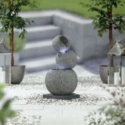 Stylish Fountain Illusion Falls Water Feature With LEDs -Garden Decoration Shop 13846045 3854962027687717