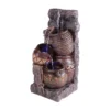 Stylish Fountain Pouring Pot Wall Water Feature With LEDs -Garden Decoration Shop 13846054 1884962027581274