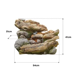 Stylish Fountain Bubbling Brook Water Feature With LEDs -Garden Decoration Shop 13846059 1884962028336110