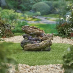 Stylish Fountain Bubbling Brook Water Feature With LEDs -Garden Decoration Shop 13846059 1994962028178382