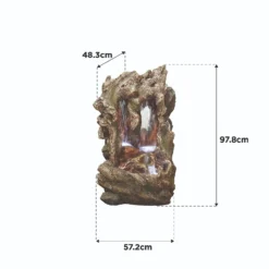 Stylish Fountain Colorado Falls Water Feature With LEDs -Garden Decoration Shop 13846061 1254978880621934