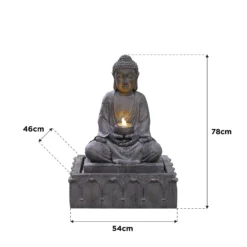 Stylish Fountain Serenity Water Feature With LEDs -Garden Decoration Shop 13846069 1804978880968461
