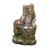 Stylish Fountain Playful Otters Water Feature With LEDs 1 Stylish Fountain Playful Otters Water Feature With LEDs -Garden Decoration Shop 13846072 1804962027658425