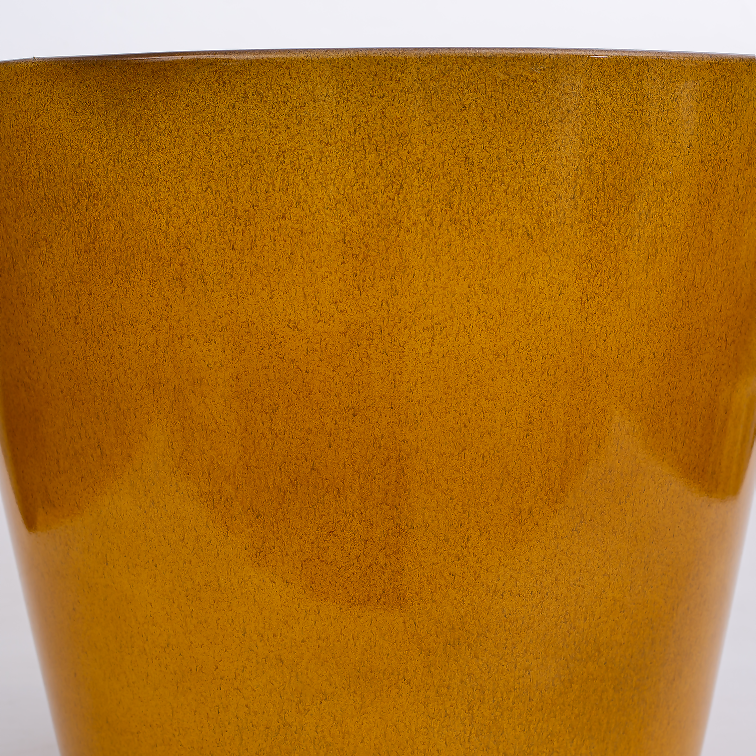 Glazed Finish Planter Mustard 50cm 5 Glazed Finish Planter Mustard 50cm - Image 3