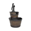 Stylish Fountain Whiskey Barrels Garden Water Feature 1 Stylish Fountain Whiskey Barrels Garden Water Feature -Garden Decoration Shop 13944159 3205005844640120