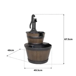 Stylish Fountain Whiskey Barrels Garden Water Feature 20 Stylish Fountain Whiskey Barrels Garden Water Feature -Garden Decoration Shop 13944159 4655005845151116