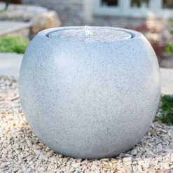 Stylish Fountain Nara Ripple Garden Water Feature With LEDs -Garden Decoration Shop 13947171 7665005844791440