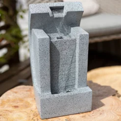 Stylish Fountain Kiso Column Garden Water Feature With LEDs -Garden Decoration Shop 13947172 1325005844798628