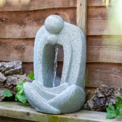 Stylish Fountain Zen Pour Garden Water Feature With LEDs 9 Stylish Fountain Zen Pour Garden Water Feature With LEDs -Garden Decoration Shop 13947173 2665005844699769