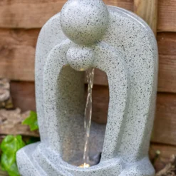 Stylish Fountain Zen Pour Garden Water Feature With LEDs 12 Stylish Fountain Zen Pour Garden Water Feature With LEDs -Garden Decoration Shop 13947173 3655005844923803