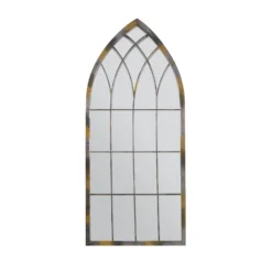 MirrorOutlet Rose Garden Rustic Arch Metal Garden Mirror- 115x50cm -Garden Decoration Shop 13950554 1374987138969488