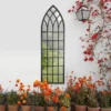 MirrorOutlet Somerley Secret Garden Rustic Arch Large Metal Garden Mirror - 140x40.5cm -Garden Decoration Shop 13950559 1314987139318250