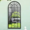 MirrorOutlet Somerley Lotus Arch Antique Black Large Garden Mirror - 140x65cm 2 MirrorOutlet Somerley Lotus Arch Antique Black Large Garden Mirror - 140x65cm -Garden Decoration Shop 13950560 1644987139689443