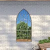 MirrorOutlet Buttercup Country Arch Large Garden Mirror - 140x75cm -Garden Decoration Shop 13950569 1854987139505111