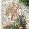 MirrorOutlet Stag Deer Round Garden Mirror - 100cm -Garden Decoration Shop 13950585 1824987138796916