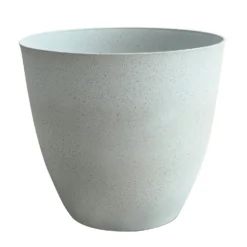 White Stone Look Planter - 33cm