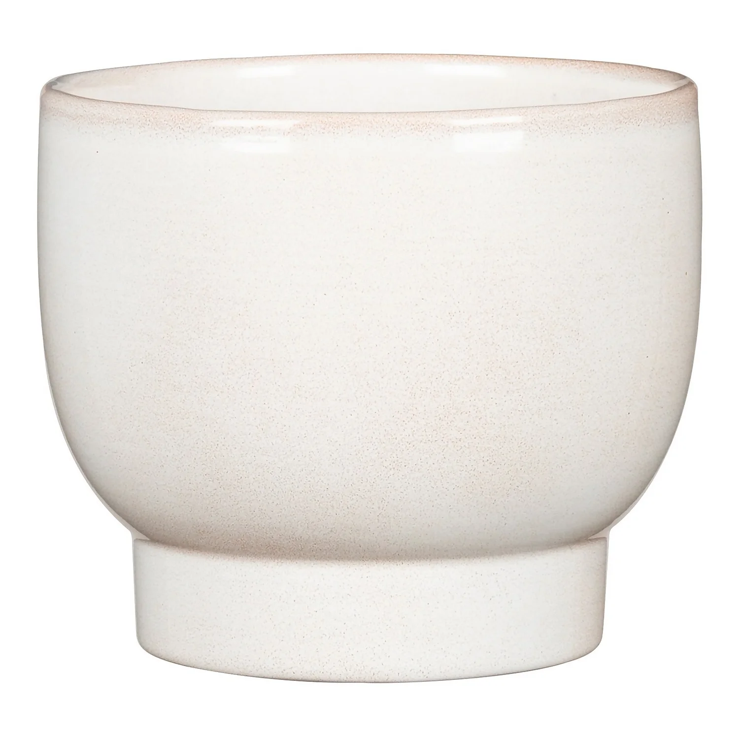 Scheurich Opale Smooth White Indoor Pot - 11cm 3 Scheurich Opale Smooth White Indoor Pot - 11cm