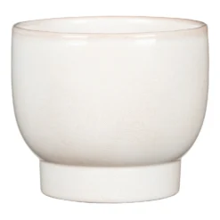 Scheurich Opale Smooth White Indoor Pot - 18cm