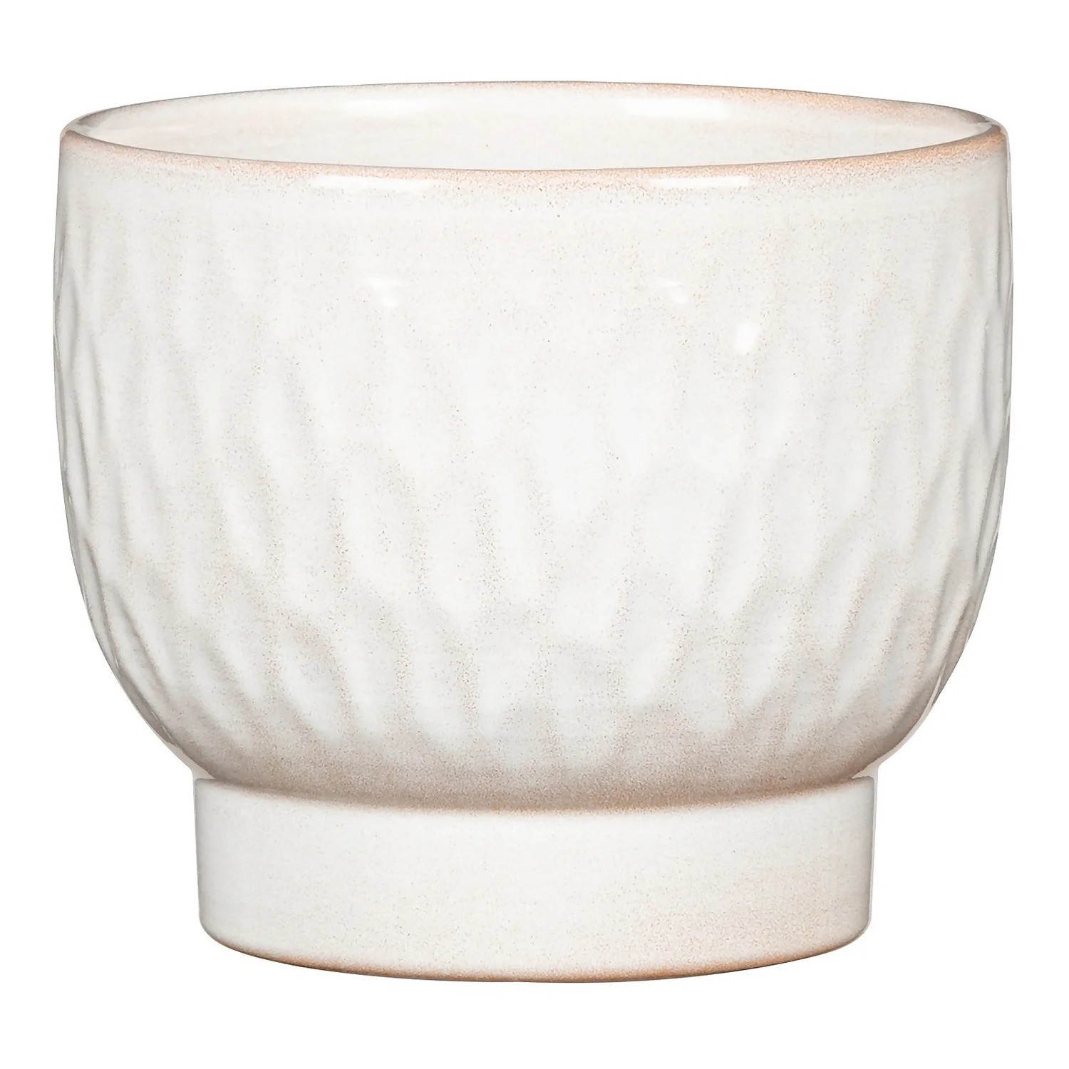 Scheurich Opale Hammered White Indoor Pot - 18cm 3 Scheurich Opale Hammered White Indoor Pot - 18cm