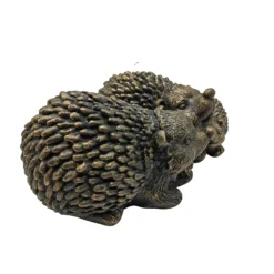 Bronze Look Hedgehog Family Garden Ornament -Garden Decoration Shop 13965951 4705014596906324