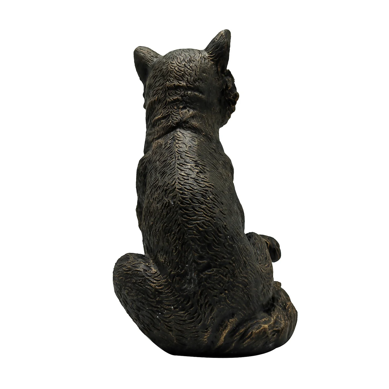 Bronze Look Fox Garden Ornament 7 Bronze Look Fox Garden Ornament - Image 5