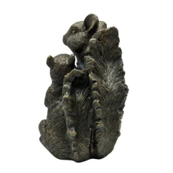 Bronze Look Squirrel Family Garden Ornament -Garden Decoration Shop 13965954 1615014597109661