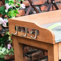 Garden Potting Bench With Two Drawers & Shelf -Garden Decoration Shop 13967031 1955014369363851
