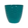 Wave Pot Teal - 33cm -Garden Decoration Shop 13973618 1355011239640191