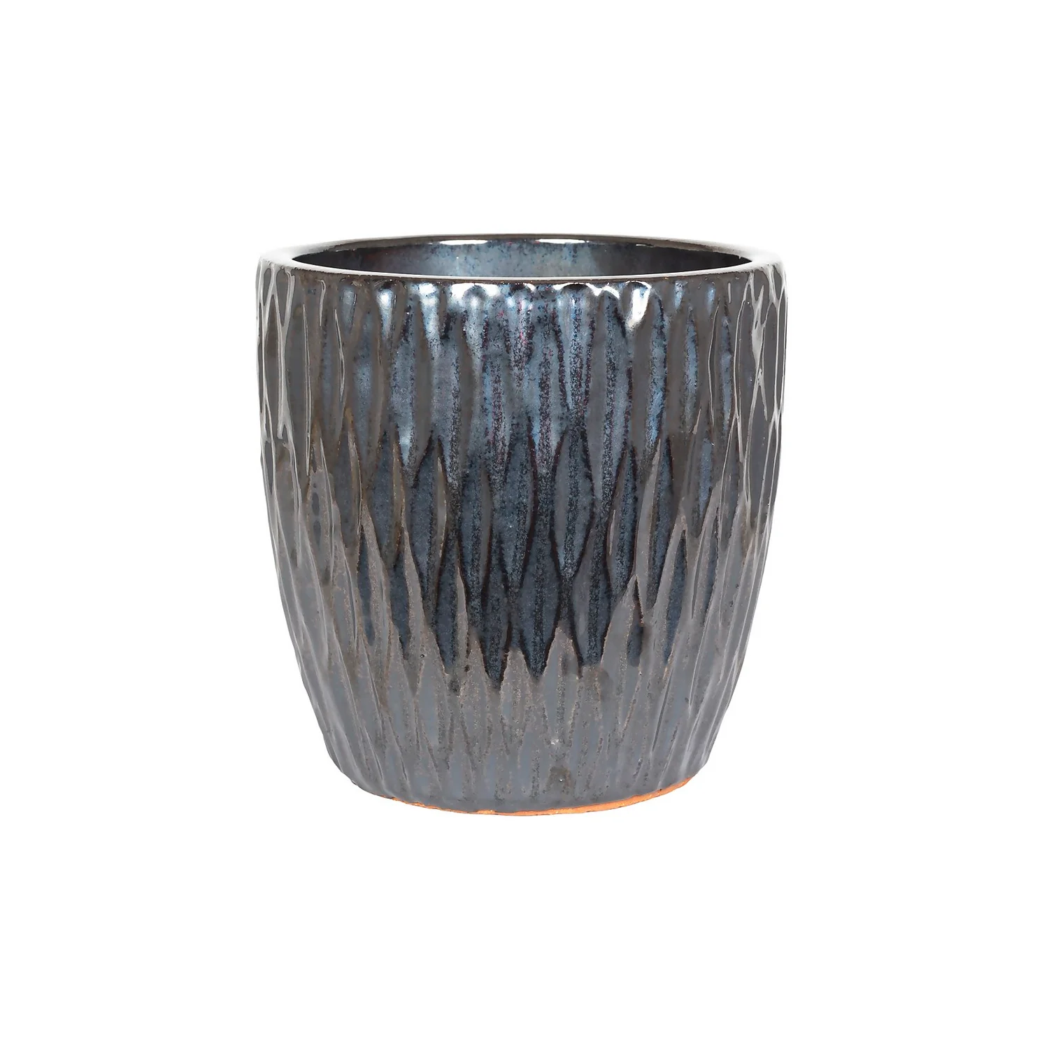 Chiswick Textured Pot Black - 32cm 3 Chiswick Textured Pot Black - 32cm