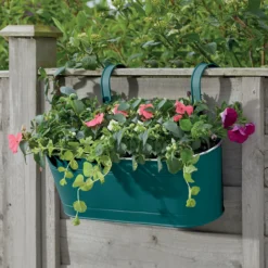 15in Fence & Balcony Planter - Blue -Garden Decoration Shop 13975357 3275009222385645
