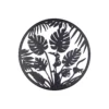 Jungle Leaf Garden Wall Art 35cm - Black -Garden Decoration Shop 13981006 1565005835277891