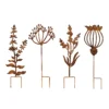 Floral Bronze Ground Stakes - 45cm (Assorted Designs) -Garden Decoration Shop 13981009 1135005324591689