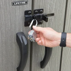 LIFETIME 1500L Vertical Storage Shed - Rough-Cut Brown -Garden Decoration Shop 13997404 4774999835592939