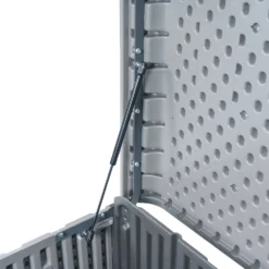 LIFETIME 515L Modern Outdoor Storage Deck Box - Rough-Cut Grey -Garden Decoration Shop 13997405 1725000055509940