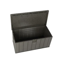 LIFETIME 568L Outdoor Storage Deck Box - Rough-Cut Brown -Garden Decoration Shop 13997406 1054999835604588