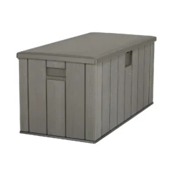 LIFETIME 568L Outdoor Storage Deck Box - Rough-Cut Brown -Garden Decoration Shop 13997406 2064999835488896
