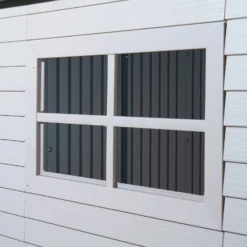 Lifetime 7x7ft Outdoor Storage Shed - Beige -Garden Decoration Shop 13997407 6834999834980258