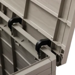 Toomax Garden Storage Box 160L - Warm Grey -Garden Decoration Shop 13997480 1165004537251268