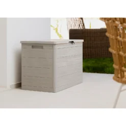 Toomax Garden Storage Box 160L - Warm Grey -Garden Decoration Shop 13997480 6735004537331098