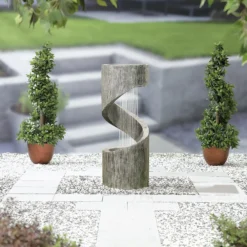 Stylish Fountain Spiral Showers Water Feature With LEDs -Garden Decoration Shop 14519354 1185047822497189
