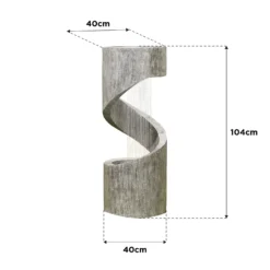Stylish Fountain Spiral Showers Water Feature With LEDs -Garden Decoration Shop 14519354 4325047822566918