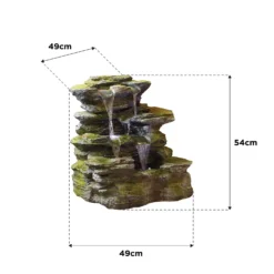 Stylish Fountain Como Springs Water Feature With LEDs 13 Stylish Fountain Como Springs Water Feature With LEDs -Garden Decoration Shop 14519356 1045047822742634