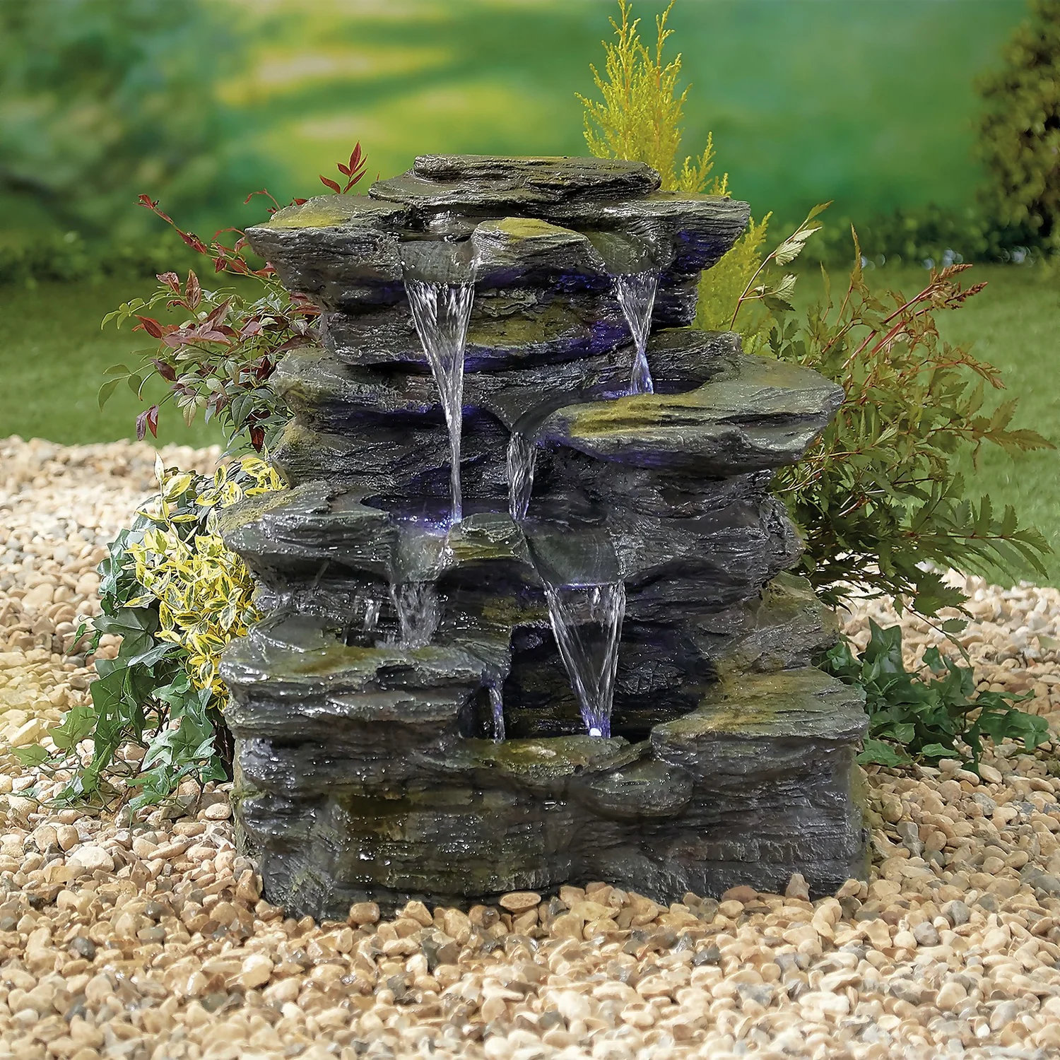 Stylish Fountain Como Springs Water Feature With LEDs 4 Stylish Fountain Como Springs Water Feature With LEDs - Image 2