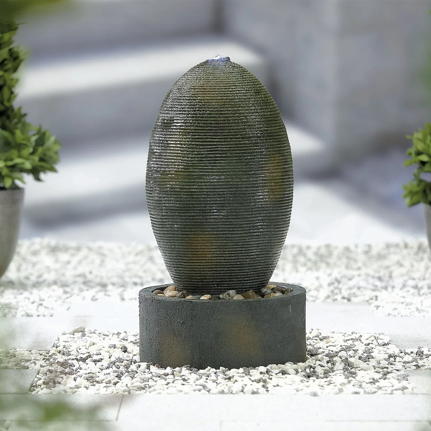 Stylish Fountain Petite Ripple Water Feature With LEDs 3 Stylish Fountain Petite Ripple Water Feature With LEDs - Image 2