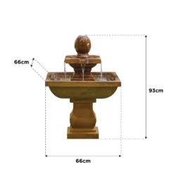 Stylish Fountain Odyssey Water Feature With LEDs -Garden Decoration Shop 14519360 1335047822692282